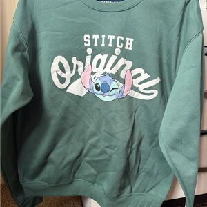 Disney Stitch Green Pullover